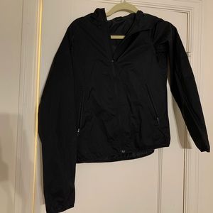 LuluLemon Black Rain Jacket/ Wind Breaker